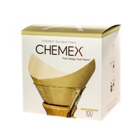 Chemex Square Paper Filters Natural 6 - 10 cups (unbleached)