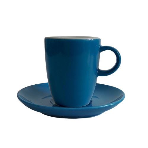 Inker New High Cup+Saucer 160ml Blue 6pcs