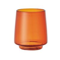 Kinto Sepia Glass Tumbler Amber 4x370 ml