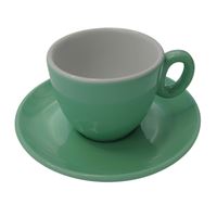 Inker cup with saucer Espresso 70ml Mint Green 6pcs