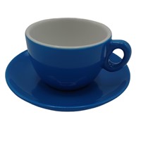 Inker cup with saucer Cappuccino 170ml Blue 6 pcs Inker cup with saucer Cappuccino 170ml Blue 6 pcs