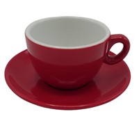 Inker cup with saucer Cappuccino 170ml Red 6 pcs Inker cup with saucer Cappuccino 170ml Red 6 pcs