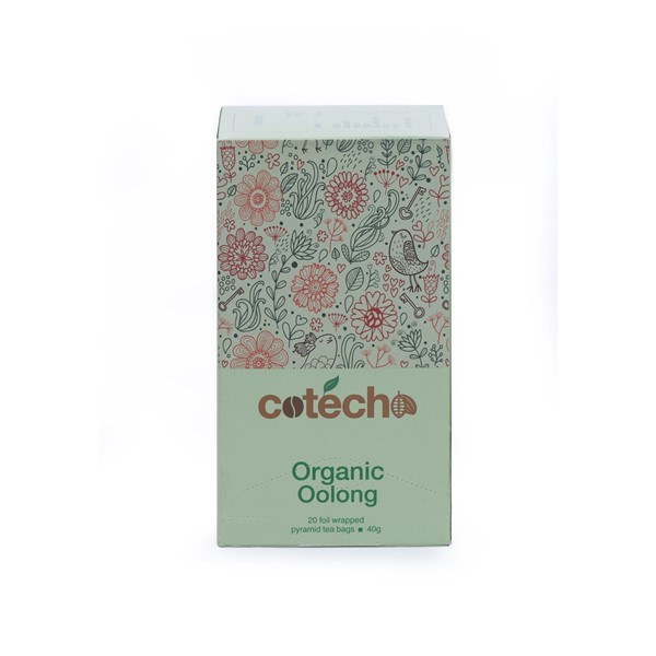 Cotecho Organic Chinese Oolong 20 pyramids 40g