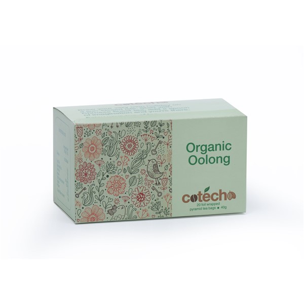 Cotecho Organic Chinese Oolong 20 pyramids 40g