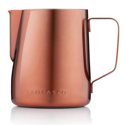 Barista Core Stainless Steel Milk Jug Copper 600ml