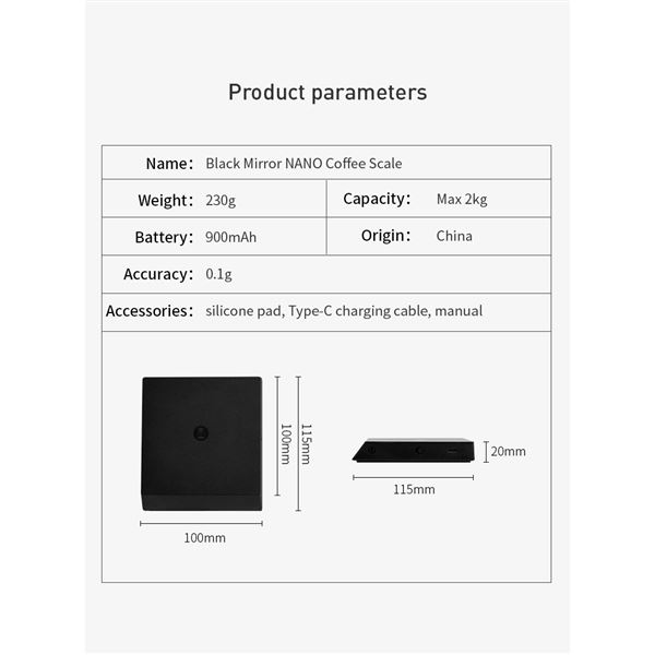 Timemore Nano Scale Black