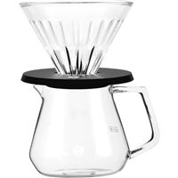 Timemore Crystal Eye Brewer Set - Glass Dripper+Server 01