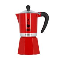 Bialetti Coffee Pot Rainbow 6 Cup 270ml Red
