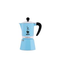 Bialetti Coffee Pot Rainbow 3 Cup 130ml Blue