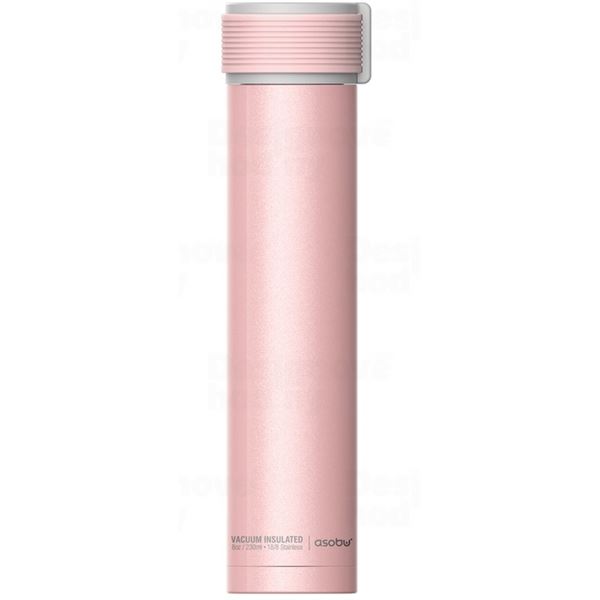 Asobu Skinny Mini Water Bottle Pink 230 ml