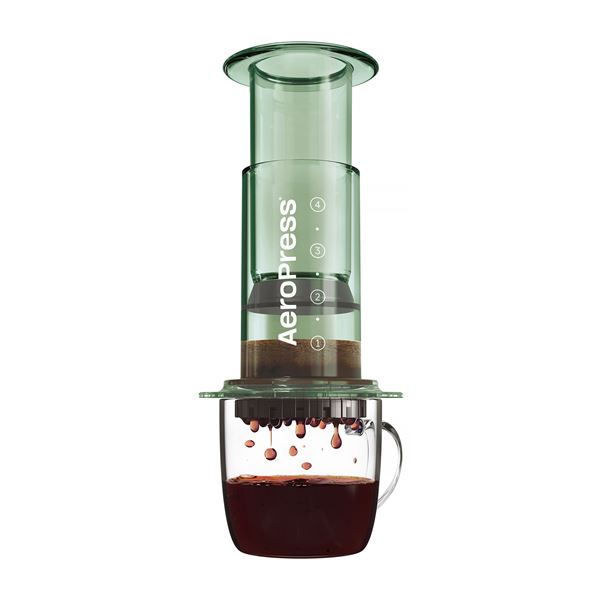AeroPress Clear Green Coffee Maker