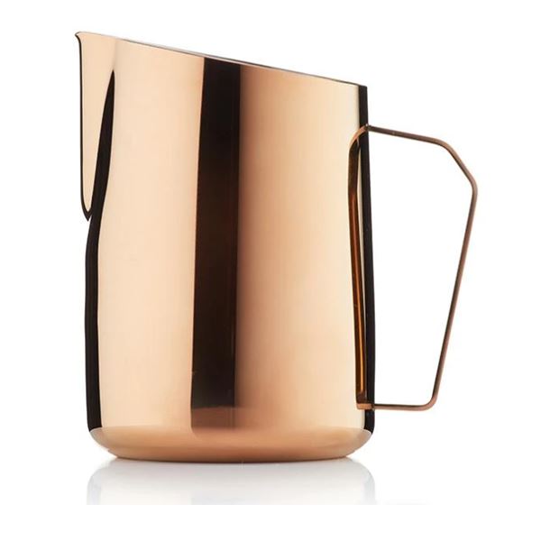 Barista & Co Dial In Milk Pitcher 600ml Rose Brass