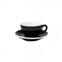 Epic Cup+Saucer 180ml Black 6 pcs