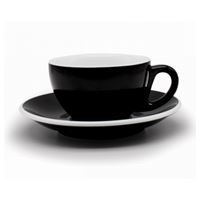 Epic Cup+Saucer 360ml Black 6 pcs