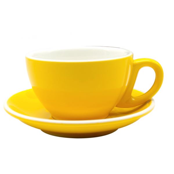 Epic Cup+Saucer 360ml Yellow 6 pcs