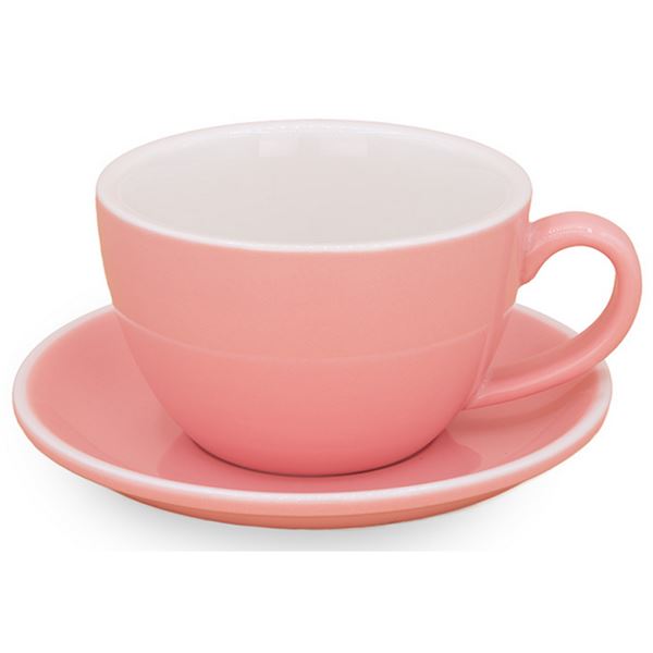 Epic Cup+Saucer 360ml Pink 6 pcs