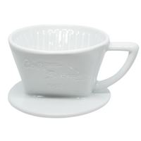 Cafec Arita Trapezoid Dripper 01 White Cafec Arita Trapezoid Dripper 01 White