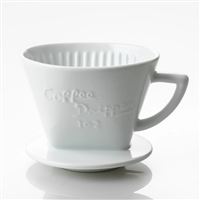 Cafec Arita Trapezoid Dripper 02 White Cafec Arita Trapezoid Dripper 02 White