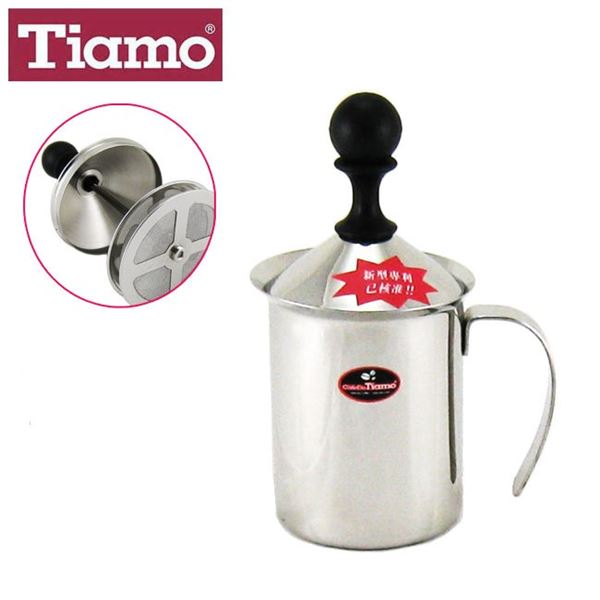 Tiamo Double Mesh Milk Frother 200ml