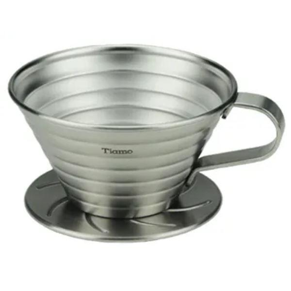 Tiamo K01 Stainless Steel Coffee Dripper 1-2 cups