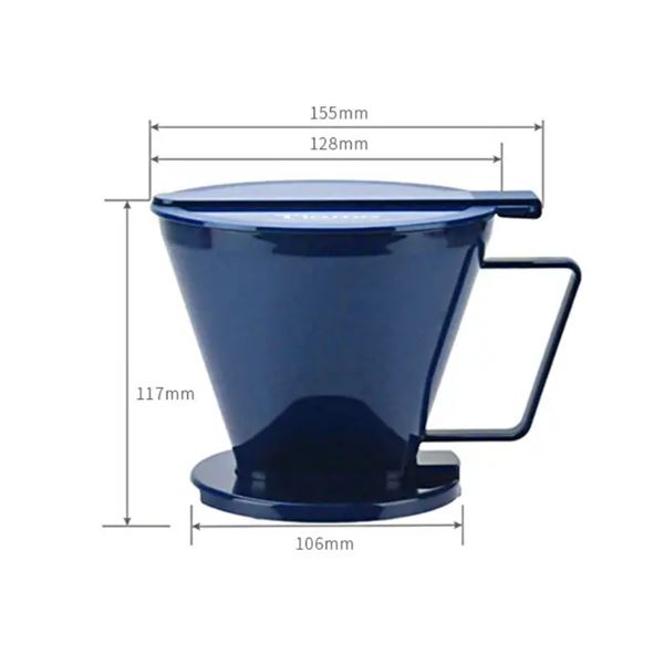 Tiamo Smart2 Plastic Dripper Blue