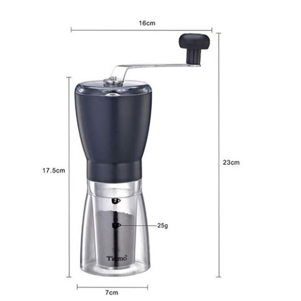 Tiamo cofee grinder Black