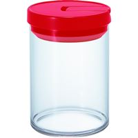 Hario Glass Canister 800ml Red Hario Glass Canister 800ml Red