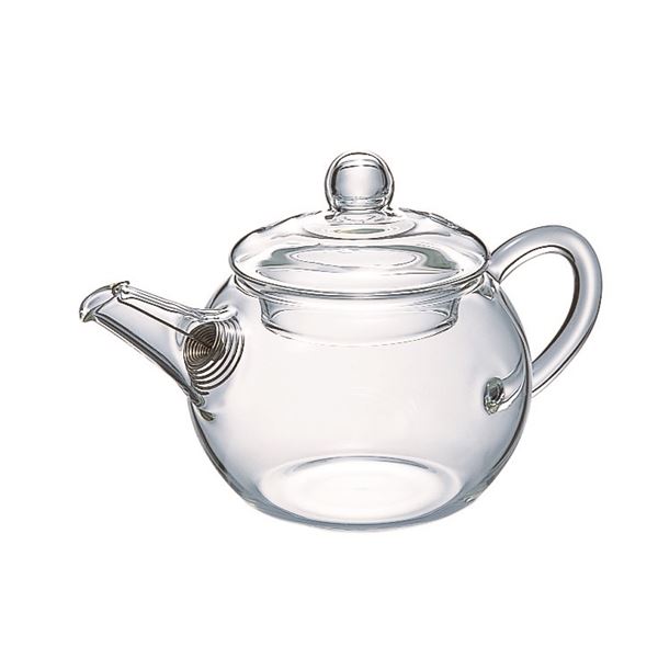 Glass Small Teapot And Tray