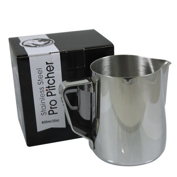 Rhinowares Stainless Steel Pro Pitcher 600ml Silver