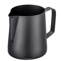 Studio Barista Stealth Milk Pitcher Black 350ml