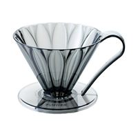 Cafec Tritan Flower Dripper size 02 Black Cafec Tritan Flower Dripper size 02 Black