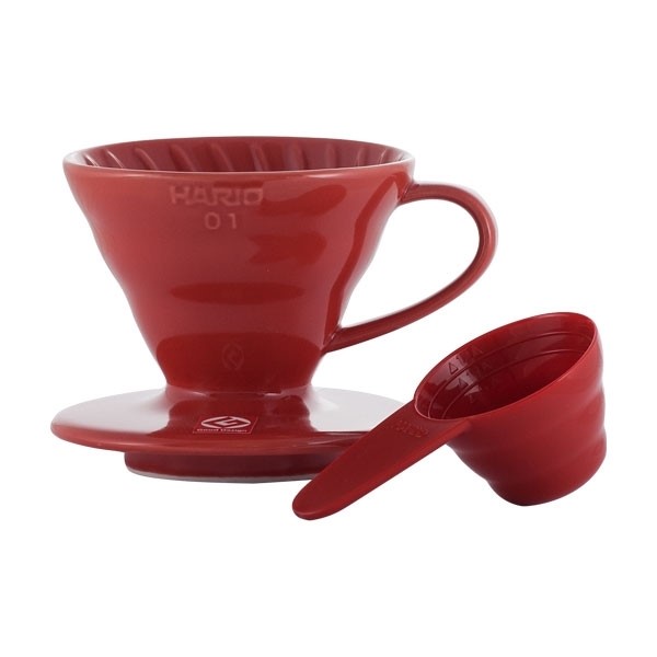 Hario Ceramic Coffee Dripper V6001 Red COTECHO