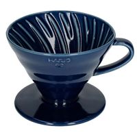 Hario Ceramic Coffee Dripper V60-02 Indigo Blue Hario Ceramic Coffee Dripper V60-02 Indigo Blue