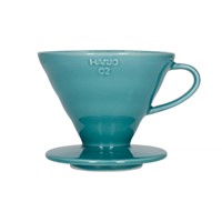 Hario Ceramic Coffee Dripper V60-02 Turquoise Hario Ceramic Coffee Dripper V60-02 Turquoise