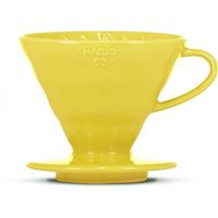 Hario Ceramic Coffee Dripper V60-02 Yellow Hario Ceramic Coffee Dripper V60-02 Yellow
