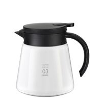 Hario Insulated Stainless Steel Server V60-03 White 800ml Hario Insulated Stainless Steel Server V60-03 White 800ml